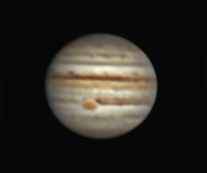 Jupiter am 25.09.2021, aufgenommen am 60 cm Cassegrain der Sternwarte